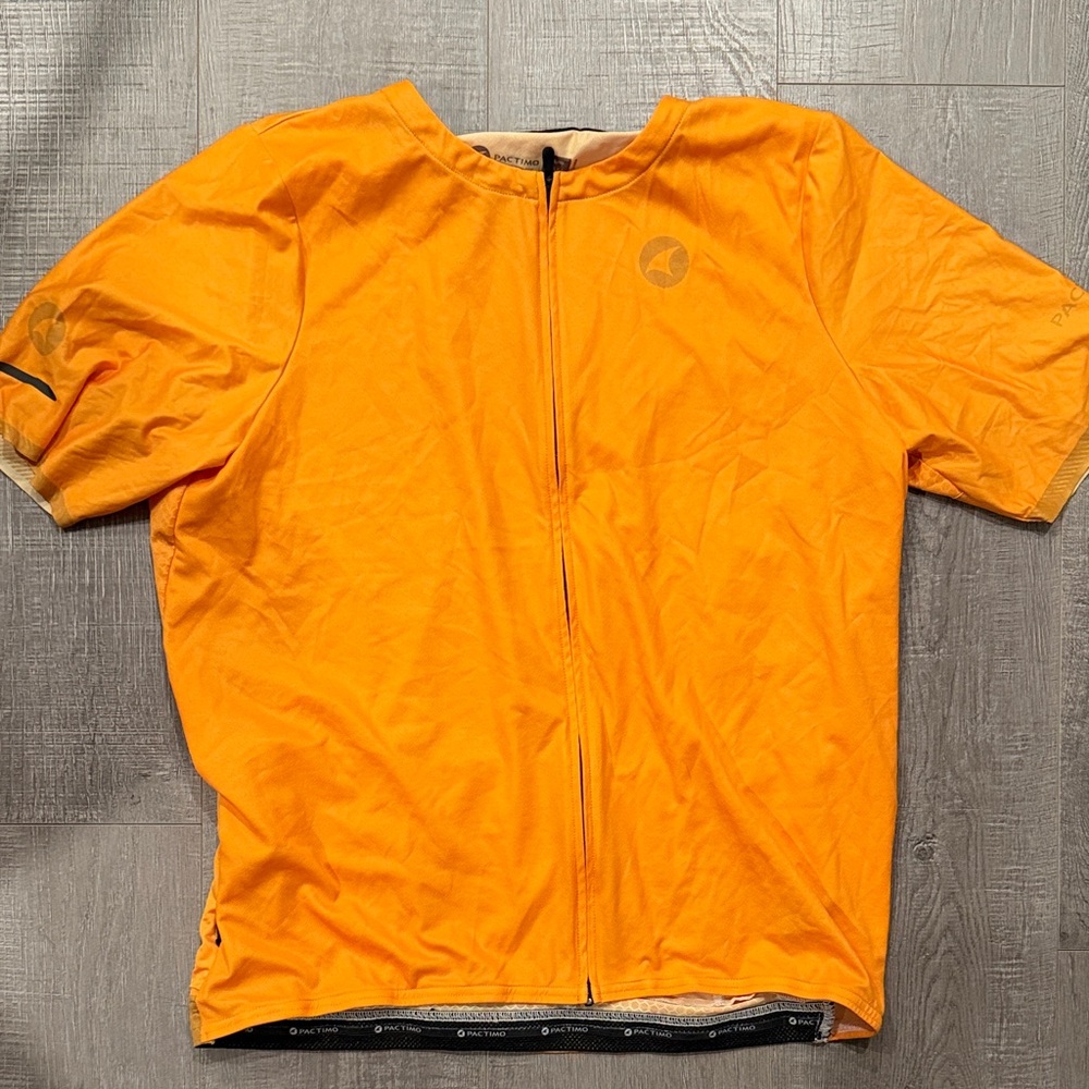 Men’s Pactimo Orange Summit Cycling Jersey - 2XL